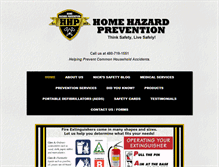 Tablet Screenshot of homehazardprevention.com